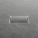 NERO 100mm Square Tile Insert Floor Waste with 50mm/80mm outlet