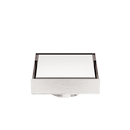 NERO 100mm Square Tile Insert Floor Waste with 50mm/80mm outlet