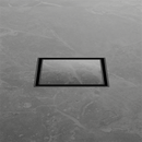 NERO 100mm Square Tile Insert Floor Waste with 50mm/80mm outlet