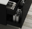 OTTI MARLO MATTE BLACK 1200MM SINGLE BOWL FLOOR STANDING VANITY