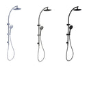 NERO DOLCE TWIN SHOWER CHROME