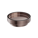 NERO 130MM ROUND TILE INSERT FLOOR WASTE 100MM OUTLET