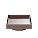 NERO 130MM Square Tile Insert Floor Waste 80/100mm Outlet