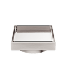 NERO 130MM Square Tile Insert Floor Waste 80/100mm Outlet