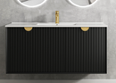 OTTI MARLO MATTE BLACK 1200MM SINGLE BOWL FLOOR STANDING VANITY