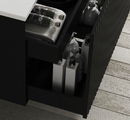 OTTI MARLO MATTE BLACK 1500MM DOUBLE BOWL WALL HUNG VANITY