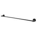 LUCID PIN 800mm Round Black Single Towel Rail