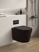POSEIDON AVIS RIMLESS WALL HUNG PAN MATTE BLACK