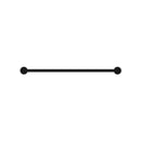 NERO DOLCE DOUBLE TOWEL RAIL MATTE BLACK 700MM