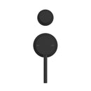 NERO DOLCE SHOWER MIXER WITH DIVERTOR SEPARATE BACK PLATE MATTE BLACK