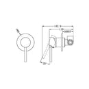 NERO DOLCE SHOWER MIXER MATTE BLACK