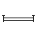 NERO CLASSIC NON-HEATED DOUBLE TOWEL RAIL MATTE BLACK (AVAILABLE IN 600MM AND 800MM)