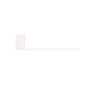 NERO CELIA HAND TOWEL RAIL 265MM BRUSHED NICKEL