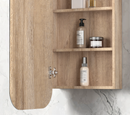 OTTI NEWPORT NATURAL OAK SHAVING CABINET 900MM