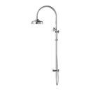 NERO YORK TWIN SHOWER WITH METAL HAND SHOWER CHROME