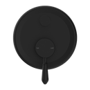 NERO YORK SHOWER MIXER DIVERTER WITH METAL LEVER 160MM MATTE BLACK