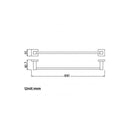 BLAZE Chrome Single Towel Rail 800mm