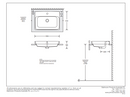 JOHNSON SUISSE GEMELLI RECTANGLE SEMI-INSET BASIN WHITE 550MM