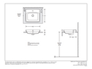 JOHNSON SUISSE GEMELLI RECTANGLE SEMI-INSET BASINS WHITE 450MM