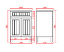 CETO ACACIA SHAKER MATTE WHITE 600MM SINGLE BOWL FLOOR STANDING VANITY
