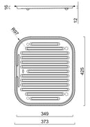 ABEY DISH TRAY STAINLESS STEEL