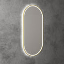 AULIC BEAU MONDE LED MIRROR BRUSHED GOLD 3 COLOUR LIGHTS 450X900MM