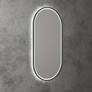 AULIC BEAU MONDE LED MIRROR MATTE BLACK 3 COLOUR LIGHTS 450X900MM
