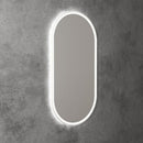 AULIC BEAU MONDE LED MIRROR MATTE WHITE 3 COLOUR LIGHTS 450X900MM