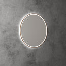 AULIC WINDSOR LED MIRROR BRUSHED BRONZE 3 COLOUR LIGHTS 700MM