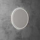 AULIC WINDSOR LED MIRROR GUN METAL 3 COLOUR LIGHTS 700MM