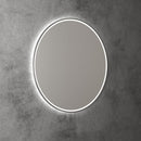 AULIC WINDSOR LED MIRROR GUN METAL 3 COLOUR LIGHTS 900MM