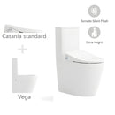 LAFEME CATANIA STANDARD VEGA RIMLESS BACK TO WALL TORNADO SMART TOILET WHITE