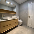 OTTI BYRON NATURAL OAK MIRROR SHAVING CABINET 1200MM