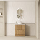 AULIC LOVINA HARVEST OAK 750MM SINGLE BOWL FREESTANDING VANITY