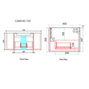 Aulic Savio Wall Hung Vanity 750MM