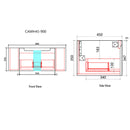 Aulic Savio Wall Hung Vanity 900MM