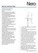 NERO CELIA Kitchen Mixer Builders Range