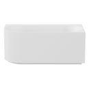 CETO CAPRI FREESTANDING RIGHT CORNER BATHTUB MATTE WHITE (AVAILABLE IN 1500MM AND 1700MM)