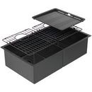 ABEY PIAZZA DOUBLE BOWL KITCHEN SINK BLACK PEARL 758MM