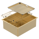 ABEY PIAZZA SINGLE BOWL KITCHEN SINK EUREKA GOLD 545MM