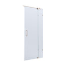 BELLA VISTA KENDRA FRAMELESS OVERLAPPED FRONT ONLY SHOWER SCREEN FRENCH GOLD