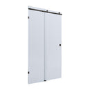 BELLA VISTA VICTORIA FRAMELESS SLIDING FRONT ONLY SHOWER SCREEN BLACK