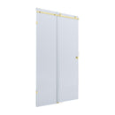 BELLA VISTA VICTORIA FRAMELESS SLIDING FRONT ONLY SHOWER SCREEN FRENCH GOLD