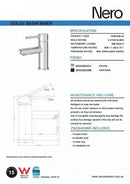 NERO DOLCE Basin Mixer Stylish Spout