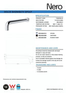 NERO DOLCE Basin or Bath Spout only