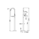 NERO MECCA Free Standing Bath Mixer