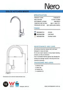 NERO DOLCE Gooseneck Kitchen Mixer