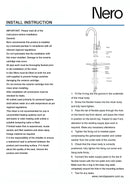 NERO DOLCE Gooseneck Kitchen Mixer