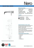 NERO DOLCE Wall Basin Mixer