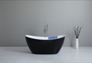 POSEIDON EVIE FREE STANDING BATHTUB GLOSS BLACK (AVAILABLE IN 1500MM AND 1660MM)